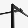 NEW TRENDY Kabina ścianka walk-in Avexa Black 60x200 czarna aluminiowa ramka szkło 6mm EXK-2656