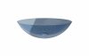 BESCO Umywalka 50x35 Anya Ocean Breeze + maskownica czarny matt #UMA-50-OBB