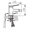 FERRO - bateria Stratos BSC6 bidetowa stojąca