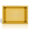 BALNEO WALL-BOX ONE Gold Półka wnękowa ze stali nierdzewnej złota 30x20x10 cm
