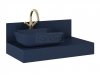 ELITA KONSOLA MARMUR 120/46/12 NAVY BLUE MATT 168253/RE101200017030