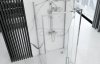 REA - Kabina Prysznicowa Przyścienna RAPID SWING CHROM  /drzwi 90 + ścianka 100 x2 + ramię x2/ 