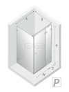 NEW TRENDY Kabina prysznicowa szkło 6mm AVEXA GOLD BRUSHED 110x70x200 EXK-1869/EXK-1875