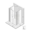 NEW TRENDY Kabina prysznicowa przyścienna PRIME LIGHT GOLD 100x80x200 K-1101/K-1129