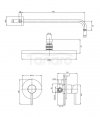 OMNIRES System prysznicowy podtynkowy SYSY36GR