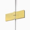 NEW TRENDY Kabina prysznicowa podwójne drzwi uchylne AVEXA GOLD SHINE Linia Platinium 80x80x200 EXK-1692