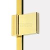 NEW TRENDY Kabina prysznicowa drzwi uchylne AVEXA GOLD SHINE Linia Platinium 120x90x200 EXK-1684/EXK-1685