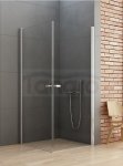 New Trendy - Kabina prysznicowa kwadratowa podwójne drzwi uchylne NEW SOLEO  / Linia Gold