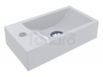 MIRAGGIO Umywalka FARO R 40,8x22x7cm biała 0000194