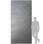 FORNIR kamienny LINE BLACK 305x122x0,2 cm