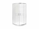 BESCO Kabina prysznicowa półokrągła Modern Chrom 90 x 190 MP-90-190-C