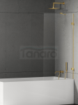 NEW TRENDY Parawan nawannowy Eventa Gold Shine 50x150, jednoelementowy, wspornik skośny EXK-4892