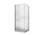 BESCO Kabina prysznicowa Viva Chrom 90x90x195 Viva Chrom Prawa VKP-90-195-C