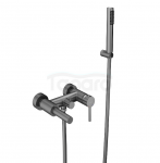 BESCO Bateria wannowa ścienna Zea gun metal BW-ZS-GR