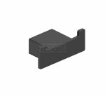 ARMATURA KRAKÓW KFA wieszak punktowy podwójny BLACK 864-032-81