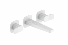 ARMATURA KRAKÓW KFA bateria umywalkowa podtynkowa 3-otworowa MALAGA WHITE 4529-821-44