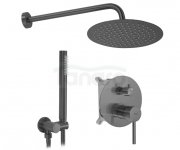 REA - Zestaw natryskowy podtynkowy LUNGO Tytan + BOX