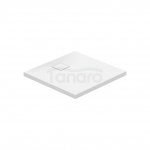 CERSANIT - brodzik kwadratowy TAKO Slim 80 x 4 biały mat + syfon  S932-157