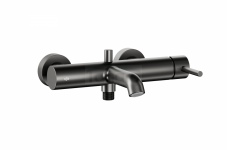 ARMATURA KRAKÓW KFA Bateria wannowa pozioma MOZA GUN METAL GREY 5034-020-61