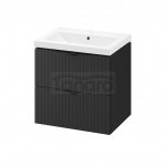 CERSANIT ZESTAW SET C461 TIRSO 60 CZARNY MATOWY (SZAFKA + UMYWALKA) S801-586
