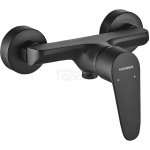 KUCHINOX - Bateria natryskowa SAGRA ścienna bez zestawu natryskowego Czarna    BQR_740D