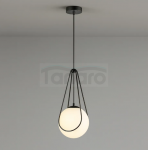 TOOLIGHT LAMPA SUFITOWA WISZĄCA APP1792-1CP 20cm Czarna