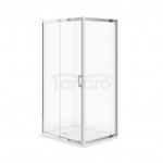 CERSANIT - Kabina prysznicowa ARTECO przesuwna 100x80x190  Chrom szkło transparentne  S157-011