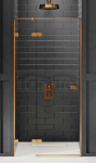 NEW TRENDY Drzwi prysznicowe AVEXA COPPER BRUSHED 90x200 EXK-3533