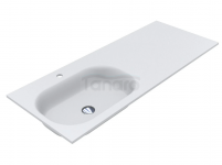 MIRAGGIO Umywalka LAKE 1250 L MIRASOFT 8815430