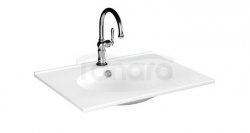 KROFAM - Umywalka ceramiczna OXFORD MEG 60 cm, biały  MEG 6046-0