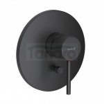 KLUDI - Bateria podtynkowa wannowo-natryskowa czarna BOZZ BLACK 386503976