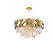 TOOLIGHT Lampa sufitowa Kryształowa wisząca APP1473-CP złota