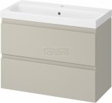 CERSANIT - Set C472 - Szafka łazienkowa z umywalką MODUO SLIM 80 cm kolor Kaszmir  S801-595