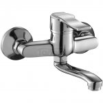 KUCHINOX - Bateria umywalkowa MADERA ścienna Chrom  BQM_050D