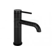 REA - Bateria umywalkowa SPOT Black/Czarna Niska