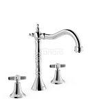 TRES CLASIC Bateria dwuuchwytowa stojąca umywalkowa- chrom 24210501