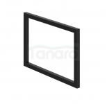 DEFTRANS Nóżka 29,8x20 MODICA CZARNY MAT 001-H-00015 2szt.