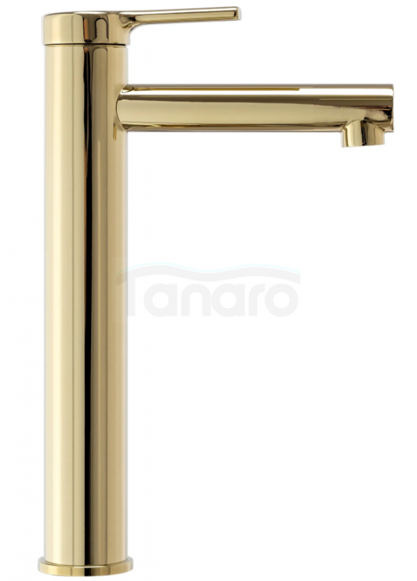 REA - Bateria Umywalkowa PIXEL ZŁOTA / GOLD Wysoka
