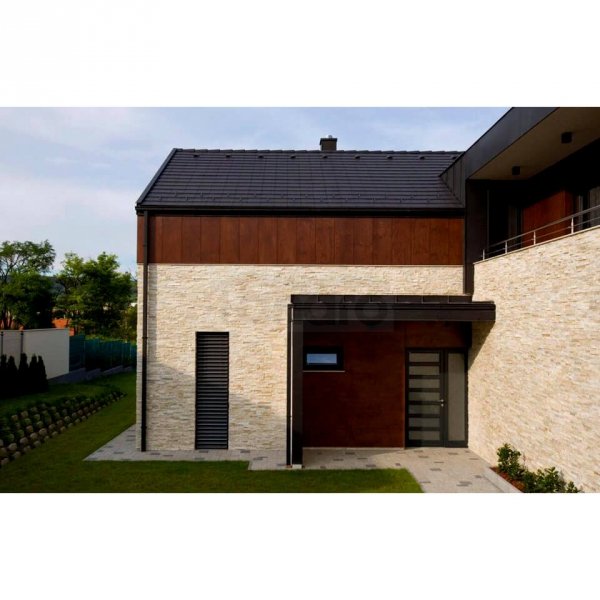 CAPITILE  - Panel ścienny Marmur Żółty Blond Brick - marmur Stackstone Yellow łupany, naturalny 10x36x0,8-1,3 cm /opakowanie 0,396m2/
