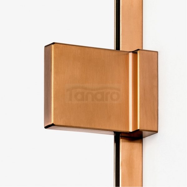 NEW TRENDY Kabina prysznicowa ścianka walk-in AVEXA COPPER BRUSHED 90cm EXK-3798