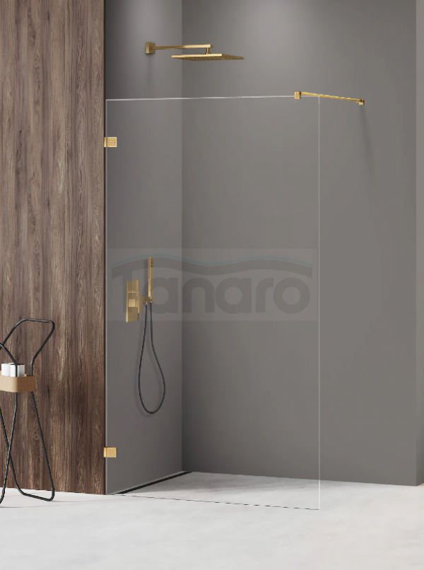 NEW TRENDY Kabina prysznicowa Avexa Gold Shine XR 70x200, walk in EXK-6976