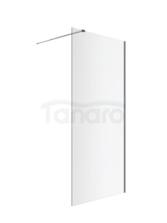 EXCELLENT Vidoq walk-in ścianka prysznicowa prosta 90x200 cm, powłoka Clean Control, chrom KAEX.1506.900.LP.CR