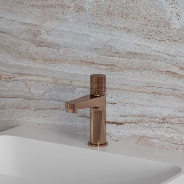 OMNIRES Bateria umywalkowa CONTOUR miedź szczotkowana CT8010CPB