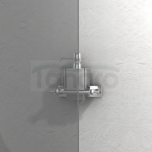 NEW TRENDY Kabina prysznicowa półokrągła szkło grafitowe 80x80 NEW VARIA BLACK K-0451