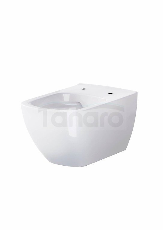 CERSANIT - SET B245 miska zawieszana VIRGO CleanOn z deską slim duroplastową   S701-427