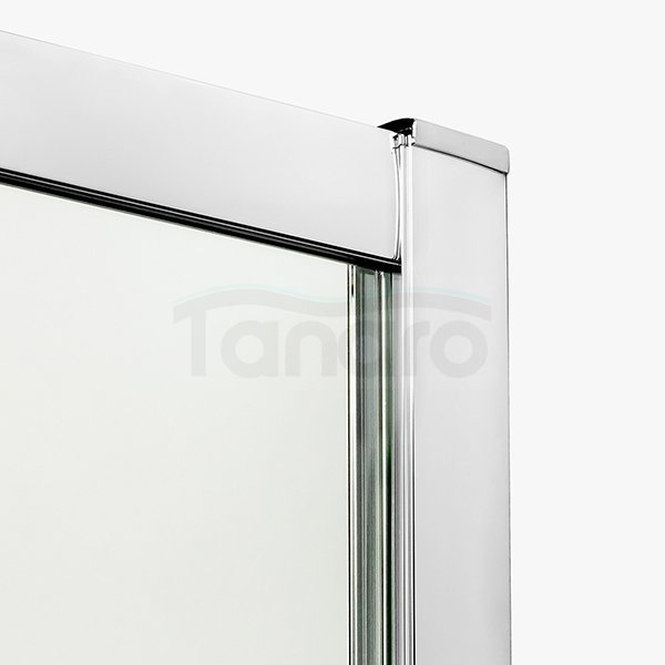 NEW TRENDY Kabina prysznicowa NEW CORRINA 1D prostokątna przyścienna U 110x90x195 szkło czyste 6mm Active Shield  K-0479