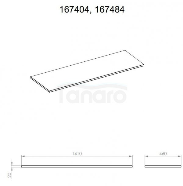 ELITA BLAT MARMUR CALACATTA 140/46/2 WHITE MATT 167404