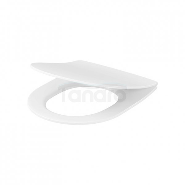 CERSANIT MISKA ZAWIESZANA LARGA PRO OVAL CERSANIT VORTEX Z DESKĄ DUROPLASTOWĄ MOONWAY SPOT SLIM Z PODŚWIETLENIEM LED SET C823: S4026-009