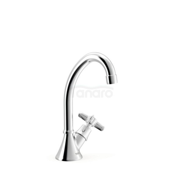 TRES CLASIC Bateria 1-drożna umywalkowa z pokrętłem bocznym chrom -24230601