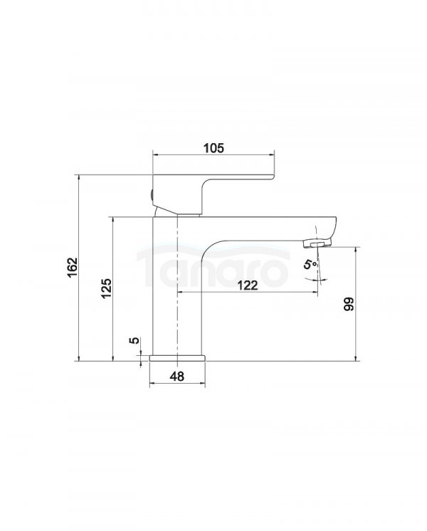 LAVITA Bateria umywalkowa Aquila Chrome